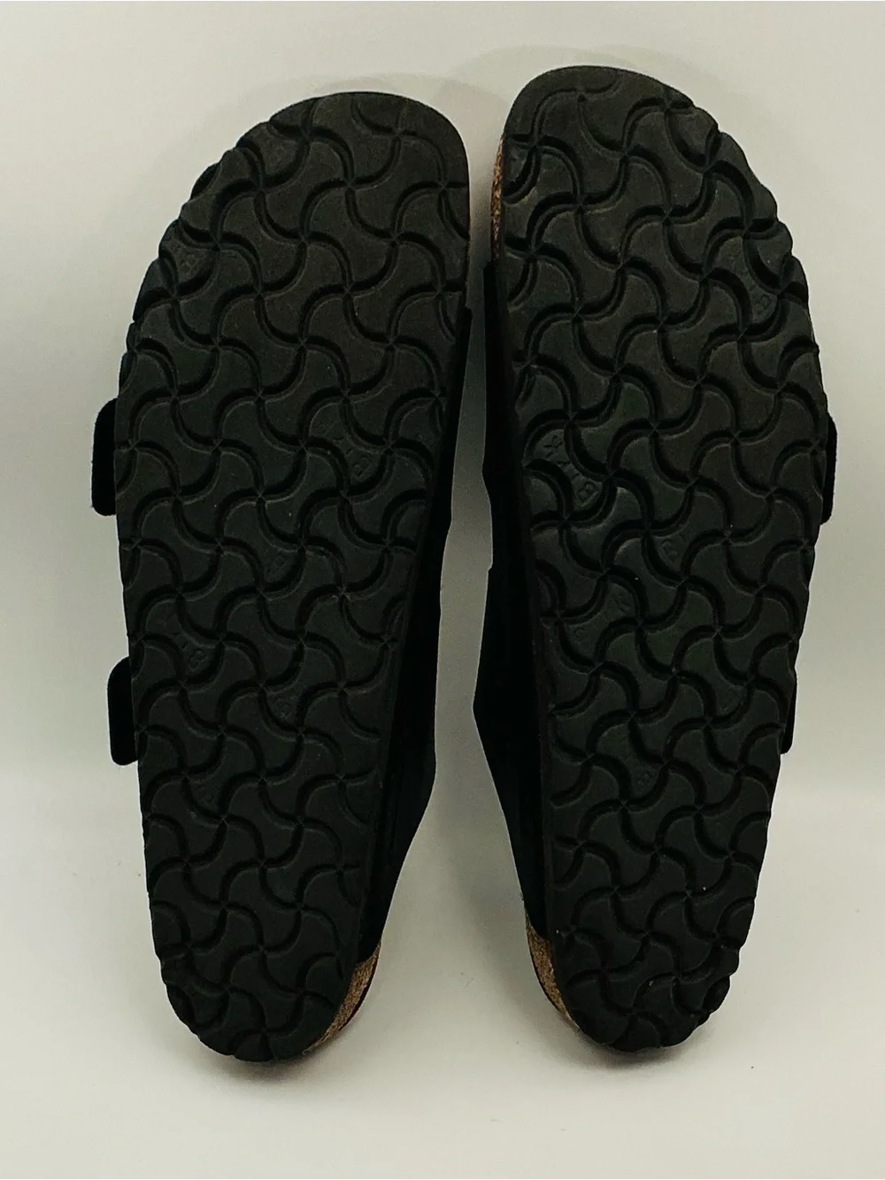 Birkenstock Arizona Black Double-Strap Slide Sandals EUR 39/US 8